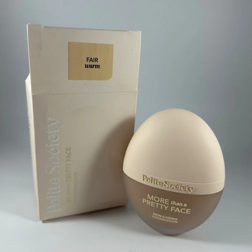 Polite Society More Than A Pretty Face Foundation‎ - Fair Warm - NIB